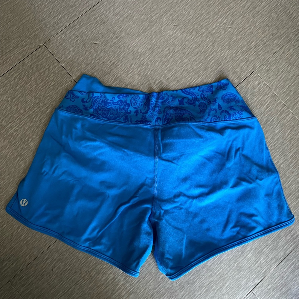 lululemon athletica Women's Vibrant Blue Shorts